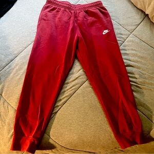 Red Nike Sweatpants